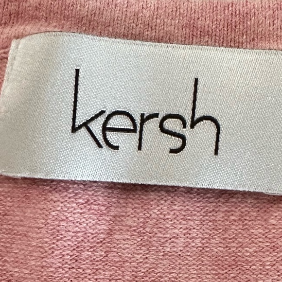 Kersh Size M Pink 3/4 Sleeve Cardigan Sweater M - Picture 8 of 8